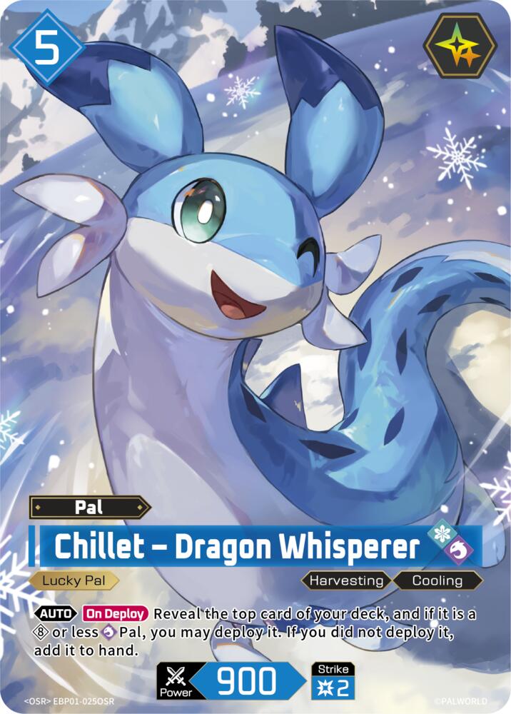 Chillet - Dragon Whisperer (BP01: Dawn of Palpagos) — Palworld card