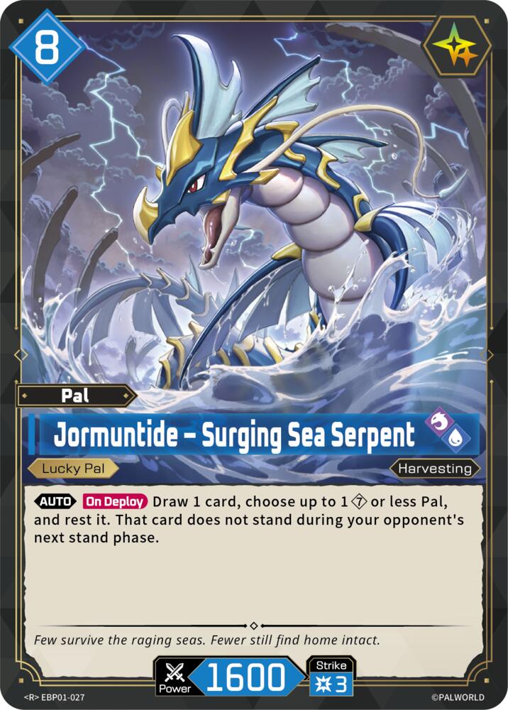 Jormuntide - Surging Sea Serpent (BP01: Dawn of Palpagos) — Palworld card