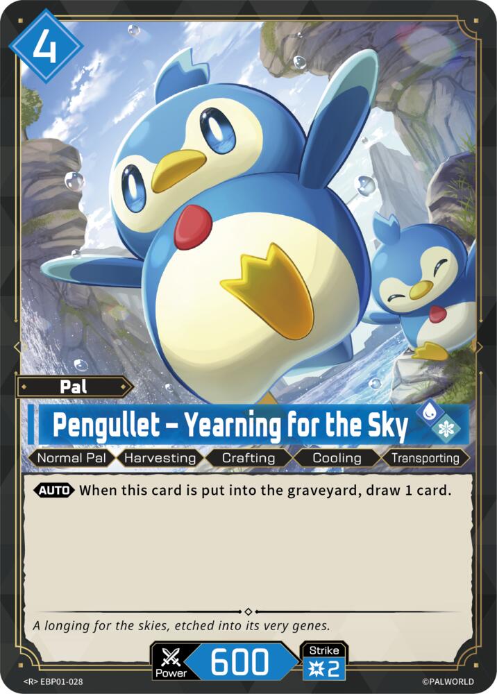 Pengullet - Yearning for the Sky (BP01: Dawn of Palpagos) — Palworld card