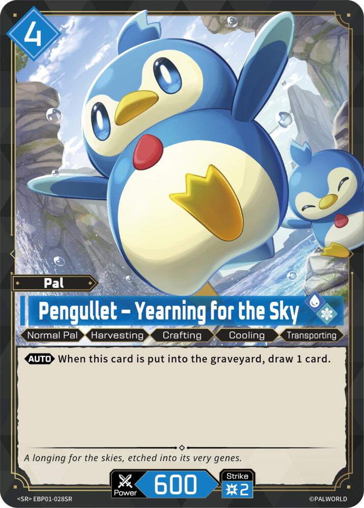 Pengullet - Yearning for the Sky (BP01: Dawn of Palpagos) — Palworld card