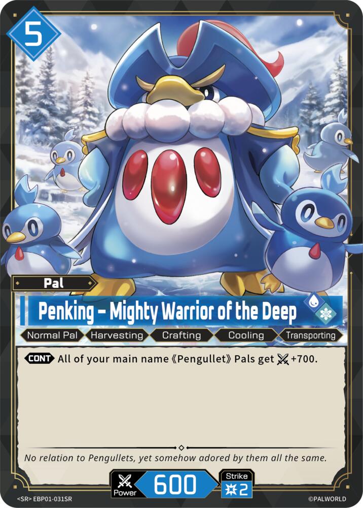 Penking - Mighty Warrior of the Deep (BP01: Dawn of Palpagos) — Palworld card