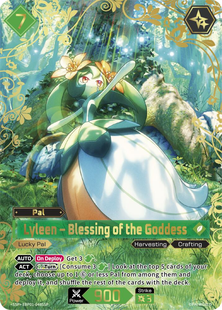 Lyleen - Blessing of the Goddess (BP01: Dawn of Palpagos) — Palworld card
