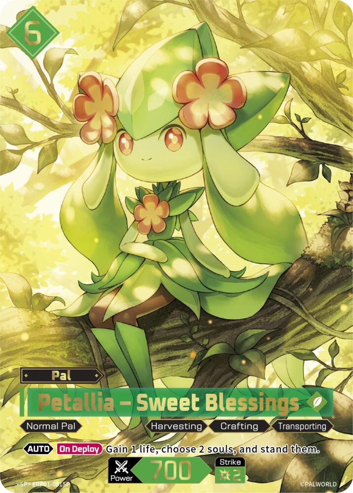Petallia - Sweet Blessings (BP01: Dawn of Palpagos) — Palworld card