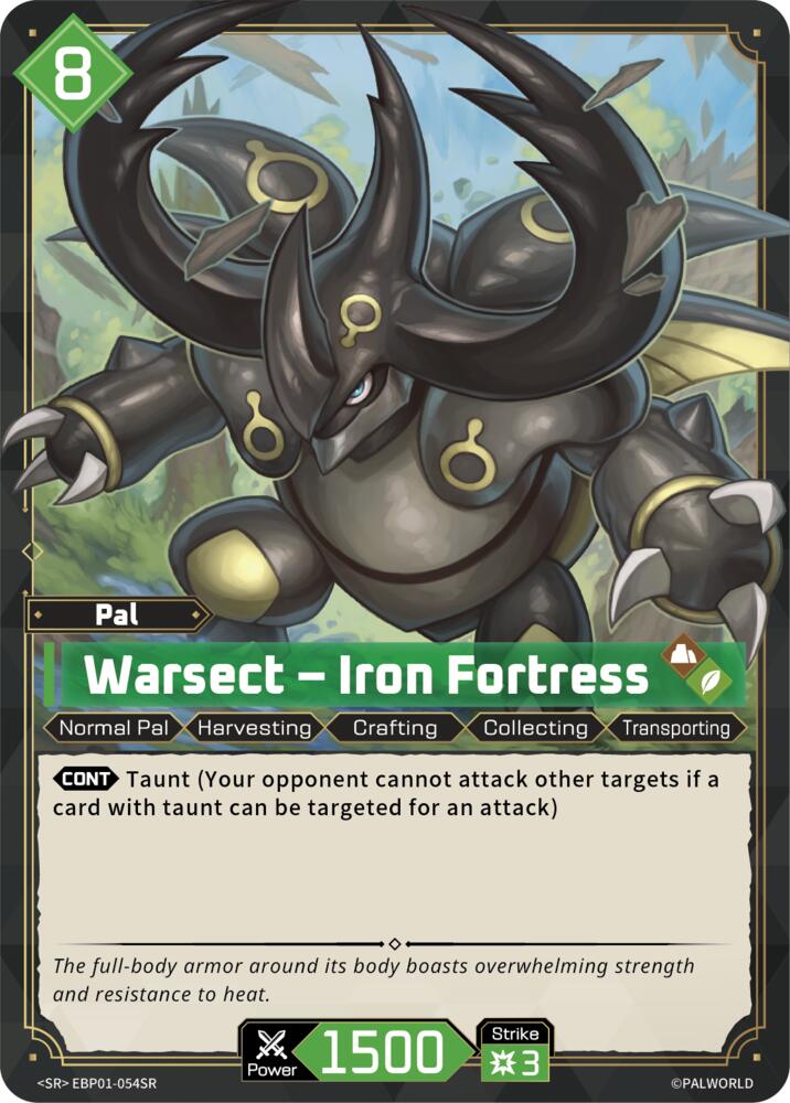 Warsect - Iron Fortress (BP01: Dawn of Palpagos) — Palworld card