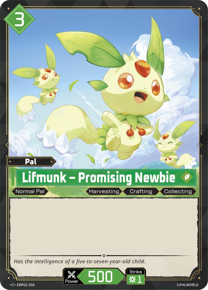 Lifmunk - Promising Newbie (BP01: Dawn of Palpagos) — Palworld card