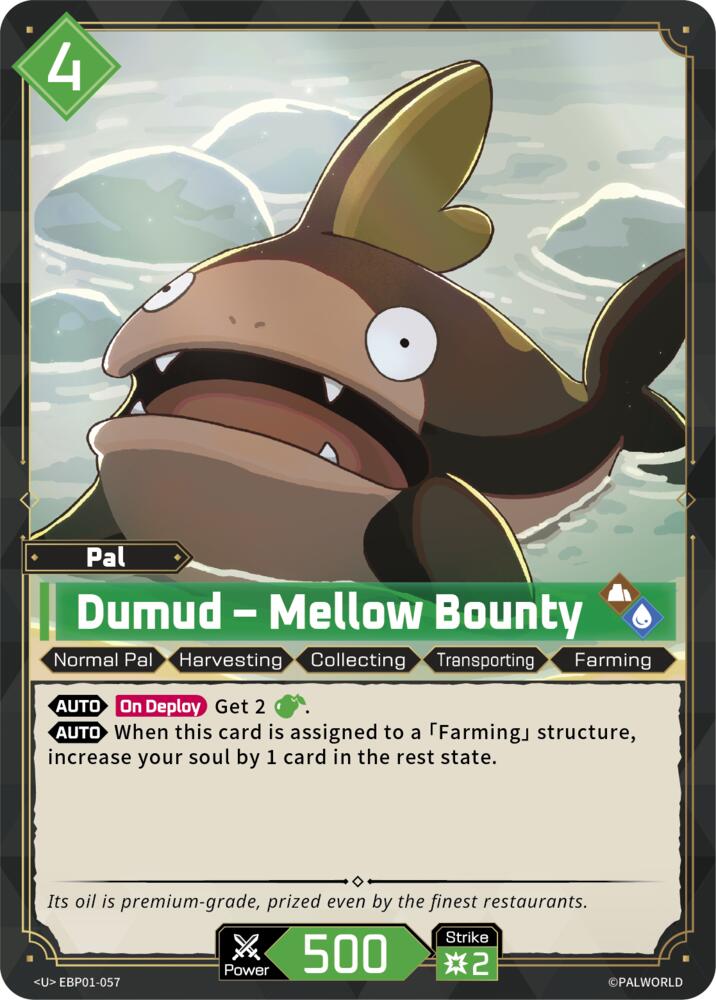 Dumud - Mellow Bounty (BP01: Dawn of Palpagos) — Palworld card