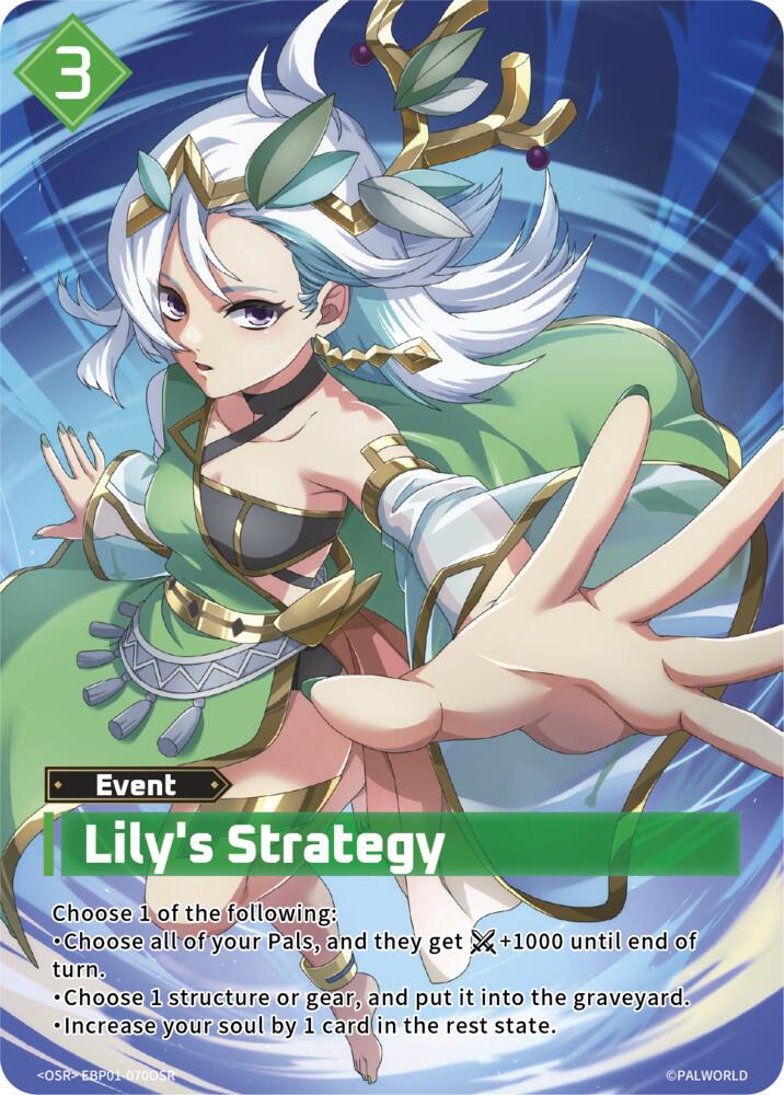 Lily's Strategy (BP01: Dawn of Palpagos) — Palworld card