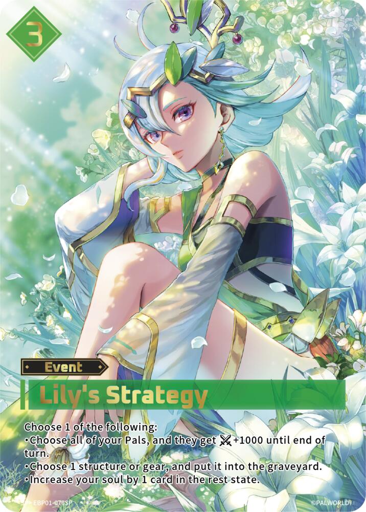 Lily's Strategy (BP01: Dawn of Palpagos) — Palworld card