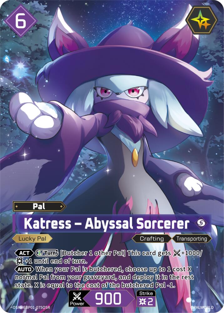 Katress - Abyssal Sorcerer (BP01: Dawn of Palpagos) — Palworld card