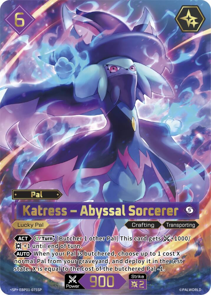 Katress - Abyssal Sorcerer (BP01: Dawn of Palpagos) — Palworld card