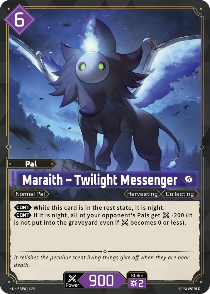 Maraith - Twilight Messenger (BP01: Dawn of Palpagos) — Palworld card