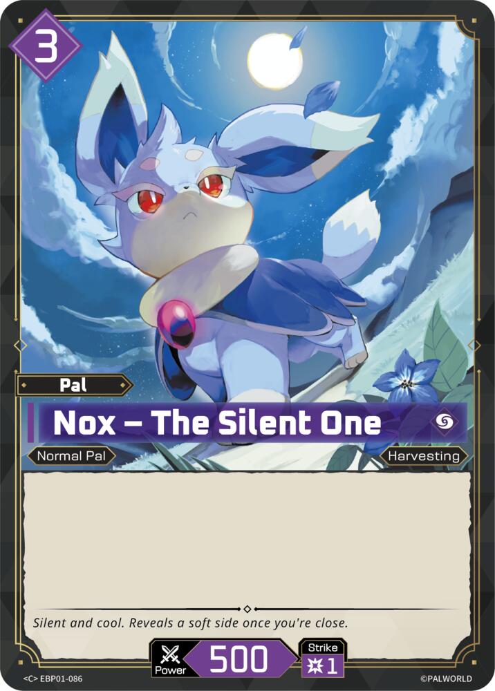 Nox - The Silent One (BP01: Dawn of Palpagos) — Palworld card
