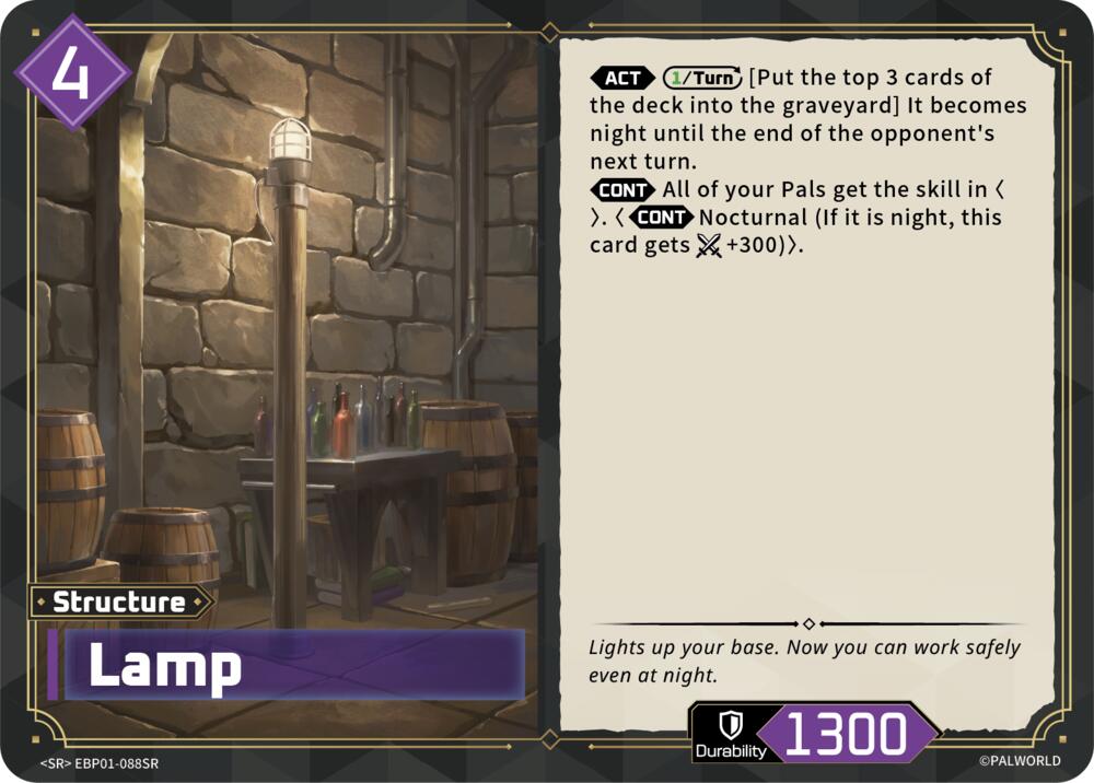 Lamp (BP01: Dawn of Palpagos) — Palworld card