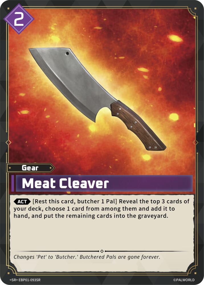 Meat Cleaver (BP01: Dawn of Palpagos) — Palworld card