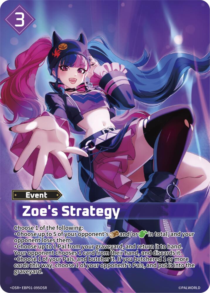 Zoe's Strategy (BP01: Dawn of Palpagos) — Palworld card