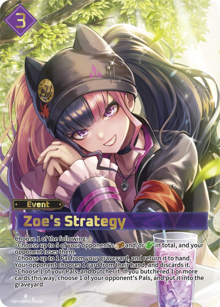 Zoe's Strategy (BP01: Dawn of Palpagos) — Palworld card