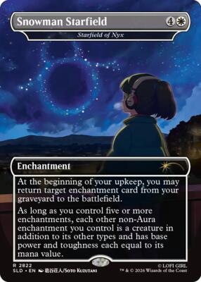 Snowman Starfield - Starfield of Nyx #2822 – Secret Lair Drop Series (Rare)