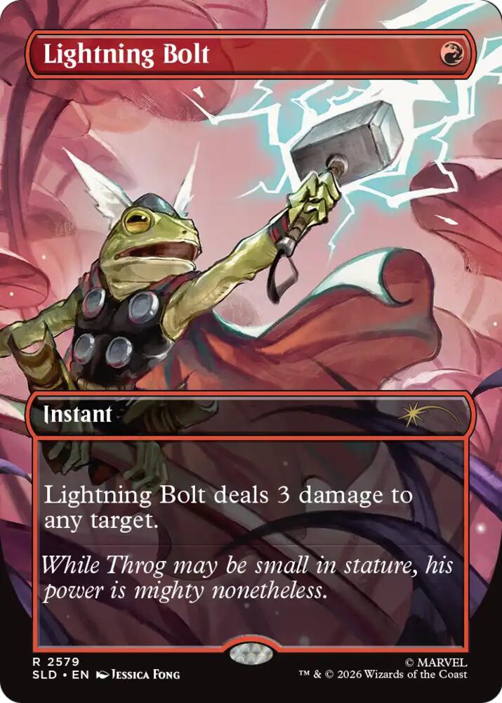 Lightning Bolt (2579), Secret Lair Drop Series card number 2579