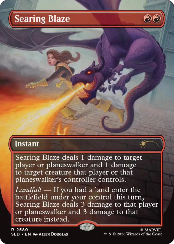 Searing Blaze, Secret Lair Drop Series card number 2580