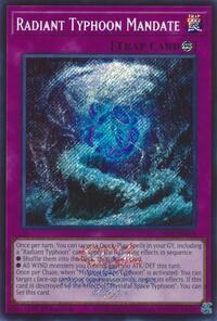 Radiant Typhoon Mandate (Emblazoned Secret Rare) — Limited Pack World Championship 2026