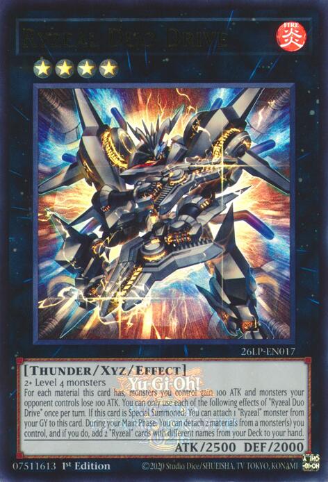 Ryzeal Duo Drive (Emblazoned), Limited Pack World Championship 2026 card number 26LP-EN017