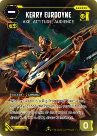 Welcome to Night City - Beta Kerry Eurodyne - Axe, Attitude, Audience (ILegend) #B146