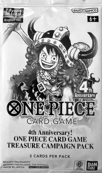 4th Anniversary One Piece Card Game Treasure Campaign Pack