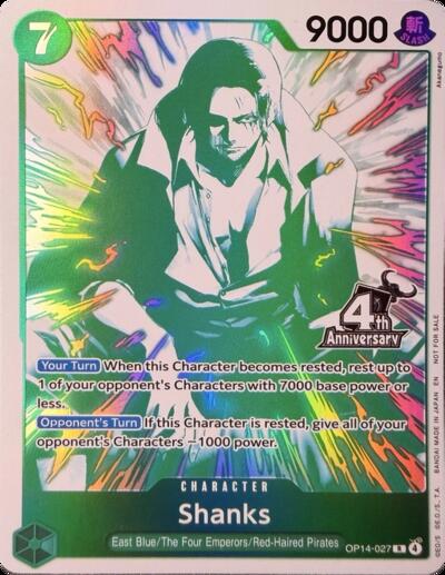 Shanks (4th Anniversary Treasure Campaign Pack)