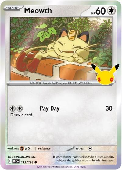 Meowth - 113/128