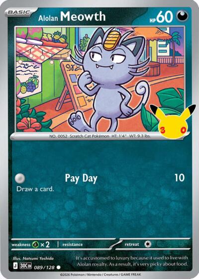 Alolan Meowth - 089/128