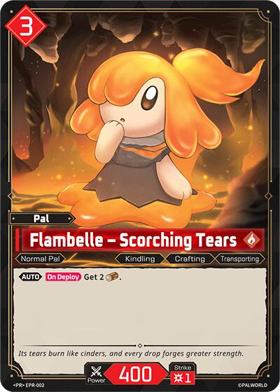 Flambelle - Scorching Tears (Palworld Promo Cards) — Palworld card