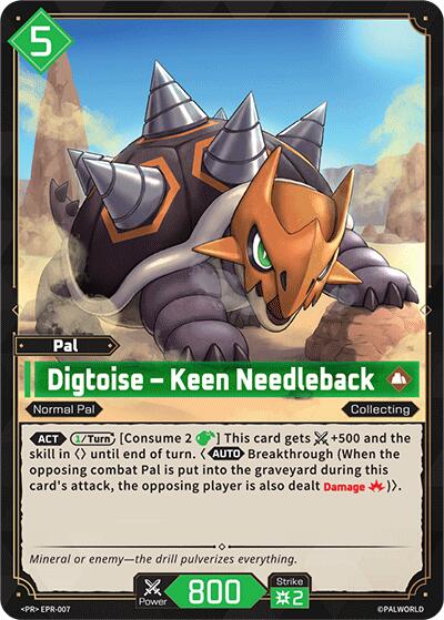 Digtoise - Keen Needleback (Palworld Promo Cards) — Palworld card