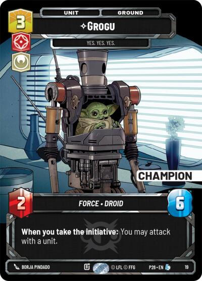 Grogu —  Yes. Yes. Yes. (Champion) card art