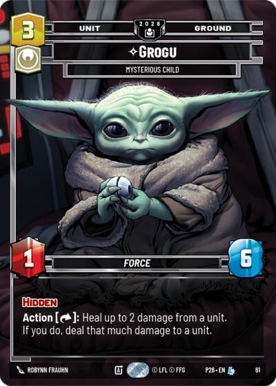 Grogu - Mysterious Child – Sector and Regional Promos: Season 2 #61 Star Wars: Unlimited card