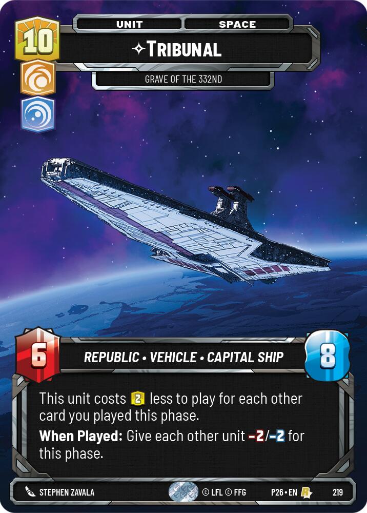 Tribunal - Grave of the 332nd (Foil), Sector and Regional Promos: Season 2 card number 219