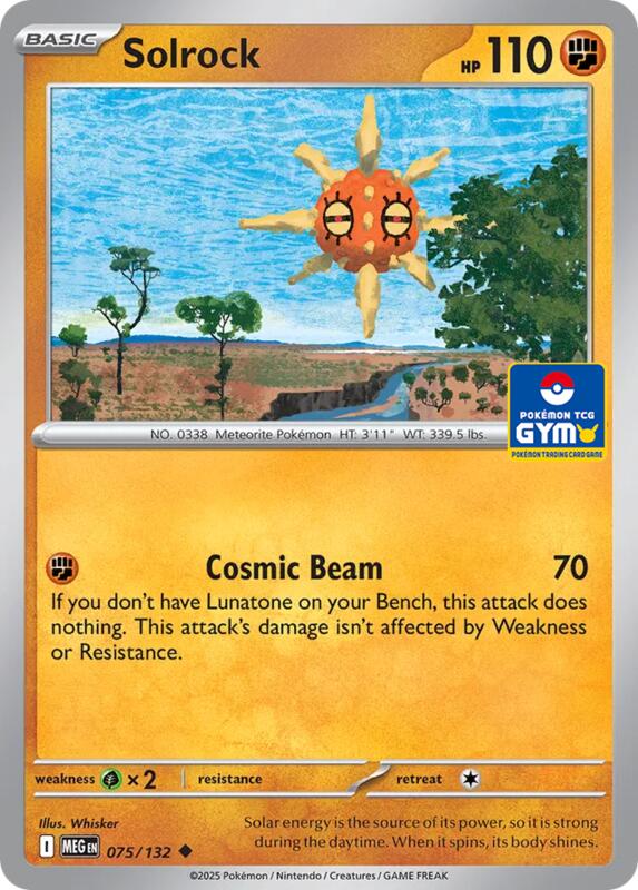 Solrock - 075/132 (GYM) 075/132 from Southeast Asia Exclusives