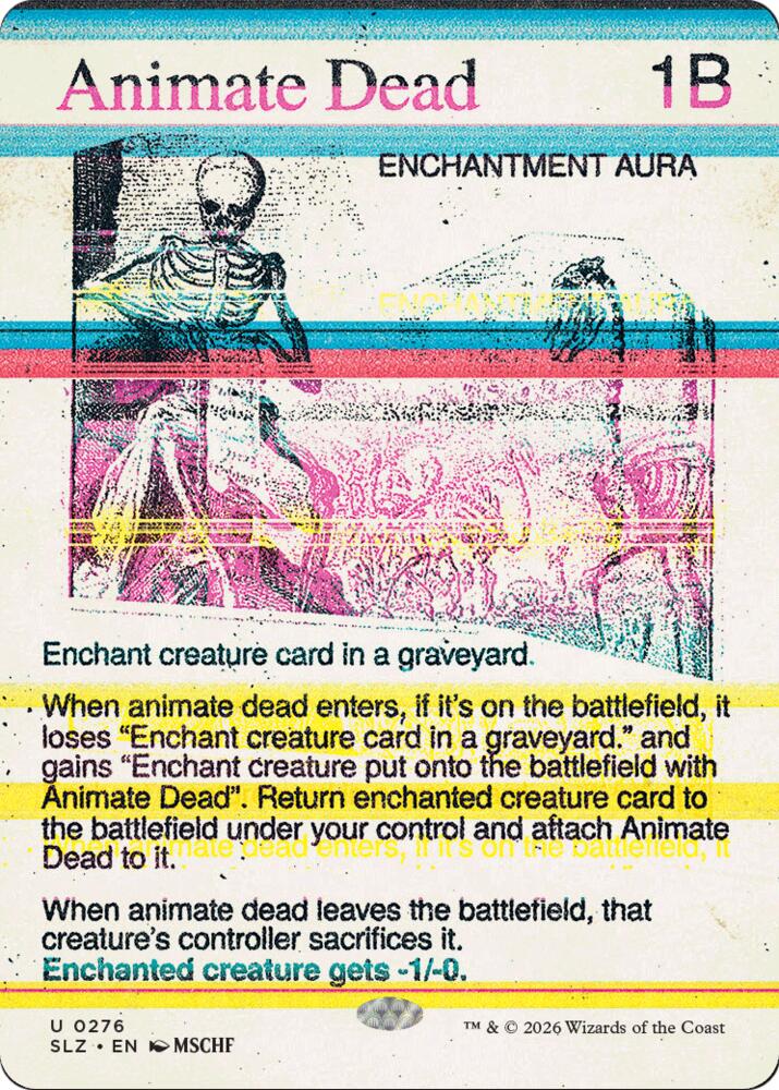 Animate Dead (0276) - Secret Lair x MSCHF: The Zeta Set - Magic