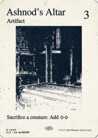 Ashnod's Altar (0095) - Magic: The Gathering Secret Lair x MSCHF: The Zeta Set trading card