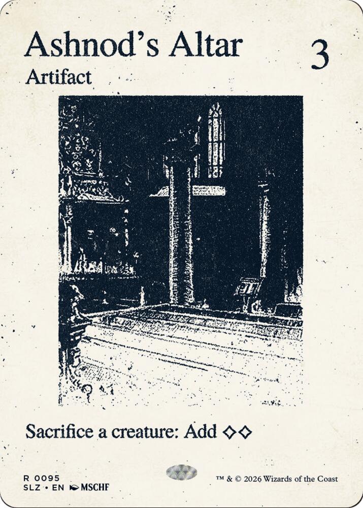 Ashnod's Altar (0095) - Secret Lair x MSCHF: The Zeta Set - Magic