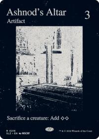 Ashnod's Altar (0216) - Magic: The Gathering Secret Lair x MSCHF: The Zeta Set trading card