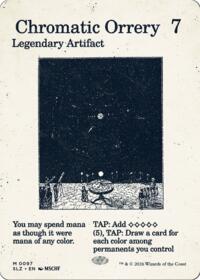 Chromatic Orrery (0097) - Magic: The Gathering Secret Lair x MSCHF: The Zeta Set trading card