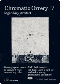 Chromatic Orrery (0218) - Magic: The Gathering Secret Lair x MSCHF: The Zeta Set trading card
