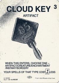 Cloud Key (0099) - Magic: The Gathering Secret Lair x MSCHF: The Zeta Set trading card