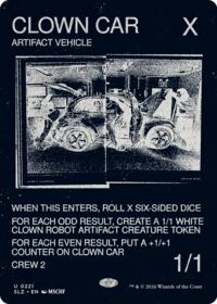 Clown Car (0221) - Magic: The Gathering Secret Lair x MSCHF: The Zeta Set trading card