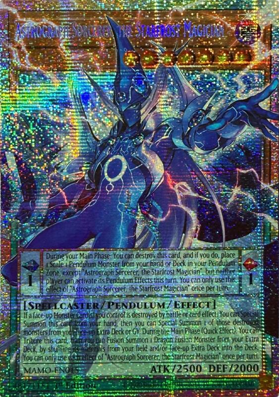 Astrograph Sorcerer, the Starfrost Magician (Starlight Rare) (Extended Art)