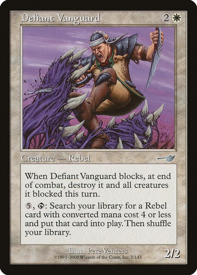 Defiant Vanguard - Nemesis - Magic: The Gathering