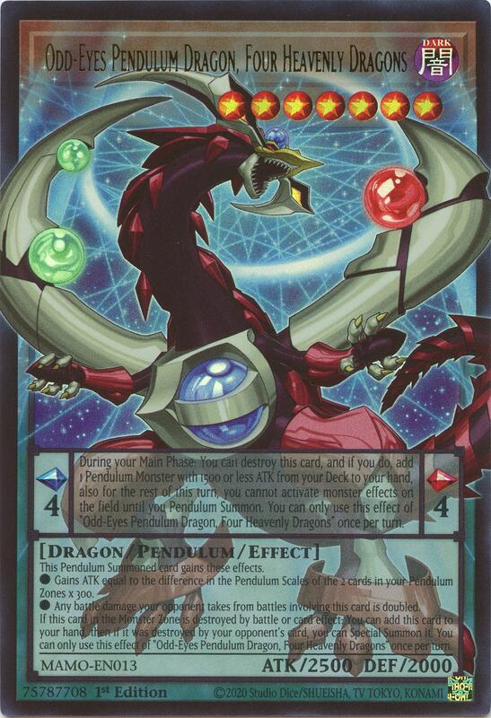 Odd-Eyes Pendulum Dragon, Four Heavenly Dragons (Extended Art)