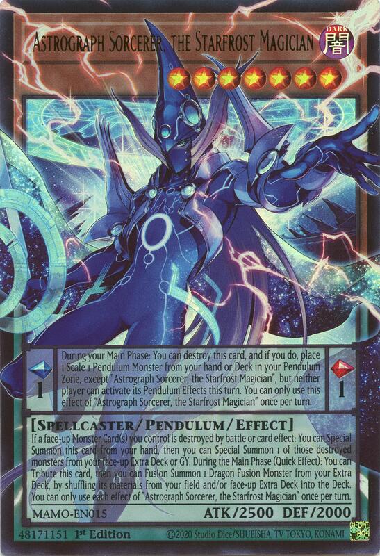 Astrograph Sorcerer, the Starfrost Magician (Extended Art)