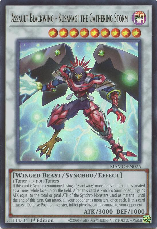 Assault Blackwing - Kusanagi the Gathering Storm