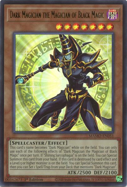 Dark Magician the Magician of Black Magic - Magnificent Monsters